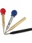 130MM Kırmızı 5 ''otomatik Merkez Zımbası Ahşap Dönen Otomatik Merkez Pim Zımbası Grev Yaylı Işaretleme Başlangıç Delikleri Aracı Keski (Yurt Dışından) 2