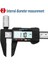 Gümüş Şık 150MM/6 Inç LCD Dijital Elektronik Karbon Fiber Sürmeli Kaliper Ölçer Mikrometre (Yurt Dışından) 2