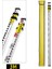 3 M Kule Cetveli Alüminyum Alaşımlı Geri Çekilebilir Kule Cetveli 360 ° Dönen Otomatik Optik Seviye Için Optik Seviye Lazer Lazer Seviye Tripod (Yurt Dışından) 1