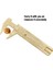 0-80MM Tek Ölçme Aracı 0 ~ 80MM Mini Katı Pirinç Slayt Cetvel Tek ve Çift Ölçekli Sürmeli Altın Kumpas Taşınabilir Araç (Yurt Dışından) 5