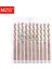 10PC 5.1mm Mzg 1.0 - 13.0 mm Kobalt Kaplamalı Düz Şaft Standart Uzunluk Hss M35 Yüksek Hız Çelik Matkap Uçları Seti Cnc Delme Kesici (Yurt Dışından) 5