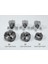 Set 13 3/4 Çeneli Çelik Ahşap Torna Aynası 65MM 50MM 80MM Torna Tezgahları Aksesuarları M14 M25 Biyel Adaptörü (Yurt Dışından) 3