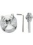 A Z011A Çeneler Kendinden Merkezleme Dökme Demir Yüksek Karbonlu Çelik Mini Matkap Chuck 4 Çene Manuel Metal Torna Chuck Aksesuarları (Yurt Dışından) 1