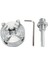 A Z011A Çeneler Kendinden Merkezleme Dökme Demir Yüksek Karbonlu Çelik Mini Matkap Chuck 4 Çene Manuel Metal Torna Chuck Aksesuarları (Yurt Dışından) 2