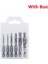 6 Adet Gümüş Set M3-M10 Vida Dokunun Matkap Uçları Hss Musluklar Havşa Çapak Alma Seti Metrik Kombinasyon Bit Yüksek Hız Çeliği 1/4 In Hızlı Değişim Hex (Yurt Dışından) 1