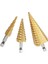 4-12MM Adım Matkap Ucu Seti Ahşap Titanyum Kaplamalı Sert Metal Yumruk Delik Kesici Ağaç Işleme Araçları Kademeli Matkaplar 32MM Hex Koni Uçları Kiti (Yurt Dışından) 2