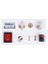Hiçbir EKRAN-12PORT Ab Fişi LED Lamba Ampul Test Cihazı Manuel Ayar Gerilimi Düşmeye Dayanıklı Işık Test Kutusu, E27 B22 E14 Lamba Ampul Için LED Ekran ile (Yurt Dışından) 1