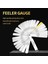 Metrik Feeler Ölçer 32 Bıçak Ölçer Metrik Taşınabilir Boyut 0.04-0.88MM Kalınlık Ölçer Yüksek Doğruluk Boşluğu Ölçüm Ağaç Işleme Probu Boşluk Aracı (Yurt Dışından) 3
