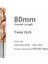 HRC55 80MM 2.2mm Yzh Karbür Büküm Matkap Toplam Uzunluk 80MM Katı Tungsten Uçları HRC50/55/65 Cnc Düz Kolu Metal Demir Çelik Için Delme Deliği (Yurt Dışından) 1