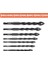 Black3 4 5 6 8 10 12 Dızaınlıfe 3-12MM Çapraz Hex Kiremit Matkap Uçları Seti Cam Seramik Beton Delik Açıcı Tuğla Sert Alaşım Üçgen Bit Araç Kiti (Yurt Dışından) 1