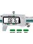 Gümüş Dijital Kumpas 6 Inç Paslanmaz Çelik Elektronik Sürmeli Kumpas 150MM Puan/mm/inç Yüksek Hassasiyetli Ölçüm Aracı (Yurt Dışından) 3