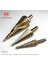 Hss-Co 4MM--12MM 5 Adım Spiral Flüt Bb Adım Matkap Ucu Hss 4-12 4-20 4-32 Titanyum Kaplamalı Kobalt Koni Spiral Düz Flüt Çelik Ahşap Metal Delik 1 Adet (Yurt Dışından) 1