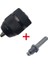 Ayna ve Sds Plus Anahtarsız 0.8-10MM 3 Çeneli 3/8-24UNF Matkap Chuck Hızlı Değiştirme Adaptörü Sds-Plus Şaft 1/4" Altıgen Kare Fit Döner Darbeli/darbeli Matkap (Yurt Dışından) 1