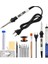 Beyaz Set-4 220V Ab Tak Sıcaklık Ayarlanabilir 80W Elektrikli Havya 220V Lehim Istasyonu Kaynak Demir Ipuçları Kalay Havya Elektrikli Aletler (Yurt Dışından) 1