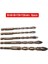 6 6 8 10 12MM Justınlau 4 Ila 8 Adet/takım Çapraz Hex Kiremit Uçları Cam Seramik Beton Delik Açıcı Alaşım Üçgen Matkap Boyutu 3/4/5/6/7/8/10/12 mm (Yurt Dışından) 1