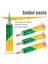 SN62.8PB36.8AG0.4 Smd Ic Pcb Ekstruder Akı Lehim Pastası Tutkal Ekstruder Lehim Pastası Güçlendirici Tamir Kaynak Pastası Yüksek Kalite 138°C -227°C (Yurt Dışından) 4