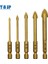 1 Takım (3-4-6-8-10MM) Tasp 5 Adet Cam Matkap Ucu Seti Tungsten Karbür Titanyum Kaplamalı Seramik Fayans Kesici 1/4 "şap 3 4 6 8 10MM Inşaat Araçları (Yurt Dışından) 2