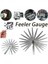 20 Bıçak 0.05-1mm Feeler Göstergeleri Evrensel Kalınlık Ölçer Yüksek Doğruluk Boşluk Ölçme Aracı Paslanmaz Çelik Katlanabilir Feeler Probu Kalınlık Göstergeleri (Yurt Dışından) 3