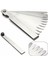 20 Bıçak 0.05-1mm Feeler Göstergeleri Evrensel Kalınlık Ölçer Yüksek Doğruluk Boşluk Ölçme Aracı Paslanmaz Çelik Katlanabilir Feeler Probu Kalınlık Göstergeleri (Yurt Dışından) 4