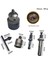 13MM 5 Adet 6.5/10/13/16MM Matkap Chuck Adaptörü Dönüştürücü Anahtarsız Mil Chuck Kelepçe 0.6-6.5MM/0.8-10MM/2-13MM/3-16MM Shank Matkap Chuck (Yurt Dışından) 5
