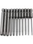 Uzunluk 50MM 12 Adet 12 Adet 1/4 "altıgen Uçlar Sürücü Kurcalamaya Dayanıklı Güvenlik Matkap Manyetik Bit Seti Torx Tornavida Düz Kafa F1FC Yüksek Kalite 50MM (Yurt Dışından) 3