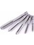 Set 1 Ayarlanabilir Gümüş T-Kolu Cırcır Musluk Tutucu Anahtarı ile 5 Adet M3-M8 3mm-8mm Makine Vidası Konu Metrik Fiş T-Şekilli Musluk (Yurt Dışından) 5