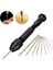 Beyaz Set Ağaç Işleme Aletleri Sondaj Döner Aracı Mini Manuel Büküm Matkap Ucu Alüminyum Alaşım Mikro 0.3-3.4mm Takı Craft Için El Matkabı (Yurt Dışından) 3