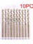 10 Adet 3.4mm, Düz Şaft Mosask Hss M35 Yüksek Hız Çeliği 1.0 - 13.0 mm Kobalt Kaplamalı Düz Şaft Standart Uzunluk Matkap Uçları Seti Cnc Delme Kesici (Yurt Dışından) 1