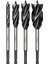 16MM 10-35MM Ağaç Işleme Büküm Matkap Ucu Seti Uzun Dört Yuvalı 6.35MM Shank Karbür Matkap Ucu Delik Testere Kapı Kilidi Ahşap Planya Araçları (Yurt Dışından) 2