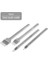 3mm 4 Adet 4 Adet/takım Deri El Sanatları Araçları Paslanmaz Çelik Gravür Dikiş Yumruk Araçları Kiti 3mm/4mm/5mm/6mm Satılık (Yurt Dışından) 1