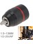 Gösterildiği Gibi 1/2-20UNF 1.5-13MM Anahtarsız Metal Matkap Chuck Adaptörü Kendinden Kilitlemeli Matkap Ucu Tutucu Elektrikli El Matkap Chuck Dönüştürücü Adaptör (Yurt Dışından) 2