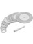 Gümüş 16MM 5 Adet 16/18/20/25/30/35/40/50MM Diamonte Kesme Diskleri Matkap Ucu Shank Döner Alet Bıçağı 367D (Yurt Dışından) 4