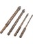 Kahverengi 4mm Justınlau Çapraz Hex Kiremit Uçları Cam Seramik Beton Delik Açıcı Alaşımlı Üçgen Matkap Boyutu 3/4/5/6/8/10/12 mm (Yurt Dışından) 2