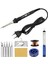 Black Set-1 110V Us Plug 80W LCD Elektrikli Havya Ayarlanabilir Sıcaklık Elektrikli Havya Lehimleme Onarım Aracı Kiti (Yurt Dışından) 5