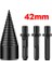 42MM Set A 32/42/50MM Yakacak Odun Doğrama Ahşap Matkap Ucu Yarma Konisi Kütük Ayırıcı Yakacak Odun Kıyıcı Ahşap Bölünmüş Koni Matkap Ucu Ağaç Işleme Aleti (Yurt Dışından) 1