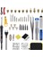 908S Kit 3 80W 110V, Eu Jcd 80W Gravür Kalemi Elektrikli Havya Ahşap Yakma Kiti Flipping Kelime Kabartma Pirografi Aracı Zanaat 28PC Ipucu Seti 908S (Yurt Dışından) 1