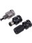3 Adet Matkap Chuck Adaptörü Vidalı 1/2 "kare 1/4" Altıgen Soket Adaptörü Dönüştürücü Darbe Anahtarı (Yurt Dışından) 3