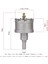 40MM Tct Delik Testere 12-270MM Tungsten Karbür Ucu Delik Testere Matkap Ucu Paslanmaz Çelik Demir Plaka Metal Işleme Kesici Sondaj Araçları (Yurt Dışından) 2