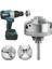 B Z011 Torna Aynası 3/4 Çeneli Ayna Elektrikli Matkap Biyel Kendinden Merkezleme Aynası Metal Mini Chuck Collet Torna Aksesuarı (Yurt Dışından) 4