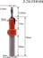 3.5X10MM 8mm Yuvarlak Şaft Hss Ağaç Işleme Havşa Yönlendirici Bit Vida Çıkarıcı Remon Yıkım Ağaç Işleme Freze Kesicisi Ucu Araçları (Yurt Dışından) 1