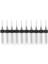Kırmızı Yeni 10 Adet 0.6mm Ucu 1/8 "shank Spiral Flüt Tungsten Karbür Mikro Pcb Matkap Uçları (Yurt Dışından) 5