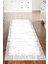 Dijital Mutfak Halısı Star Pamuk Kaymaz Taban Modern Evelina Gri 1
