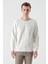 Slimfit Bisiklet Yaka Renk 2 Iplik Erkek Sweatshirt 2