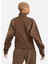 Dik Yaka Kahve Kadın Sweatshırt DQ6924-259 W Nsw Aır Cord Flc Top 3