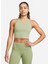 Yeşil Kadın Atlet DQ6032-386 W Ny Df Luxe Crop Tank 2