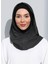 ST300-SİMLİ Abiye Hijab 01 Siyah - Siyah - 1
