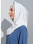 ST300-SİMLİ Abiye Hijab 05 Krem - Krem- 2