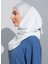 ST300-SİMLİ Abiye Hijab 05 Krem - Krem- 3