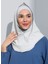 ST300-SİMLİ Abiye Hijab 05 Krem - Krem- 4