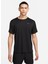 Bisiklet Yaka Düz Siyah Erkek T-Shirt DV9315-010 M Nk Df Uv Mıler Ss 1